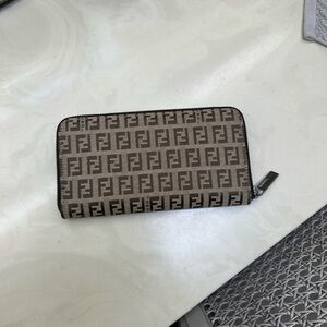 Zucchino Zip Around Wallet Dark Brown
